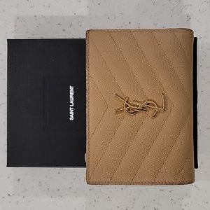 YSL Monogram Quilted Leather Wallet